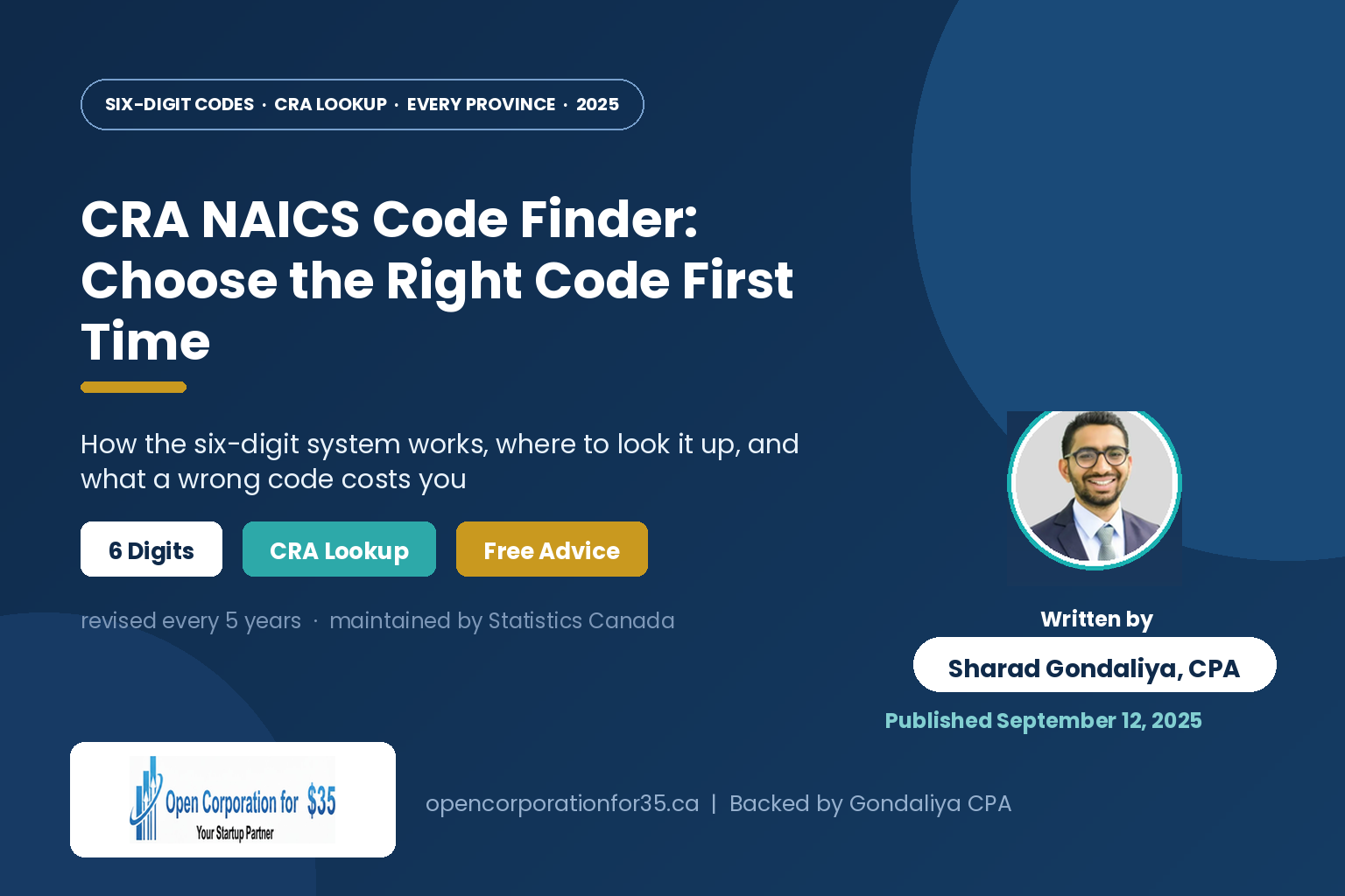CRA NAICS Code Finder Choose the Right Code First Time