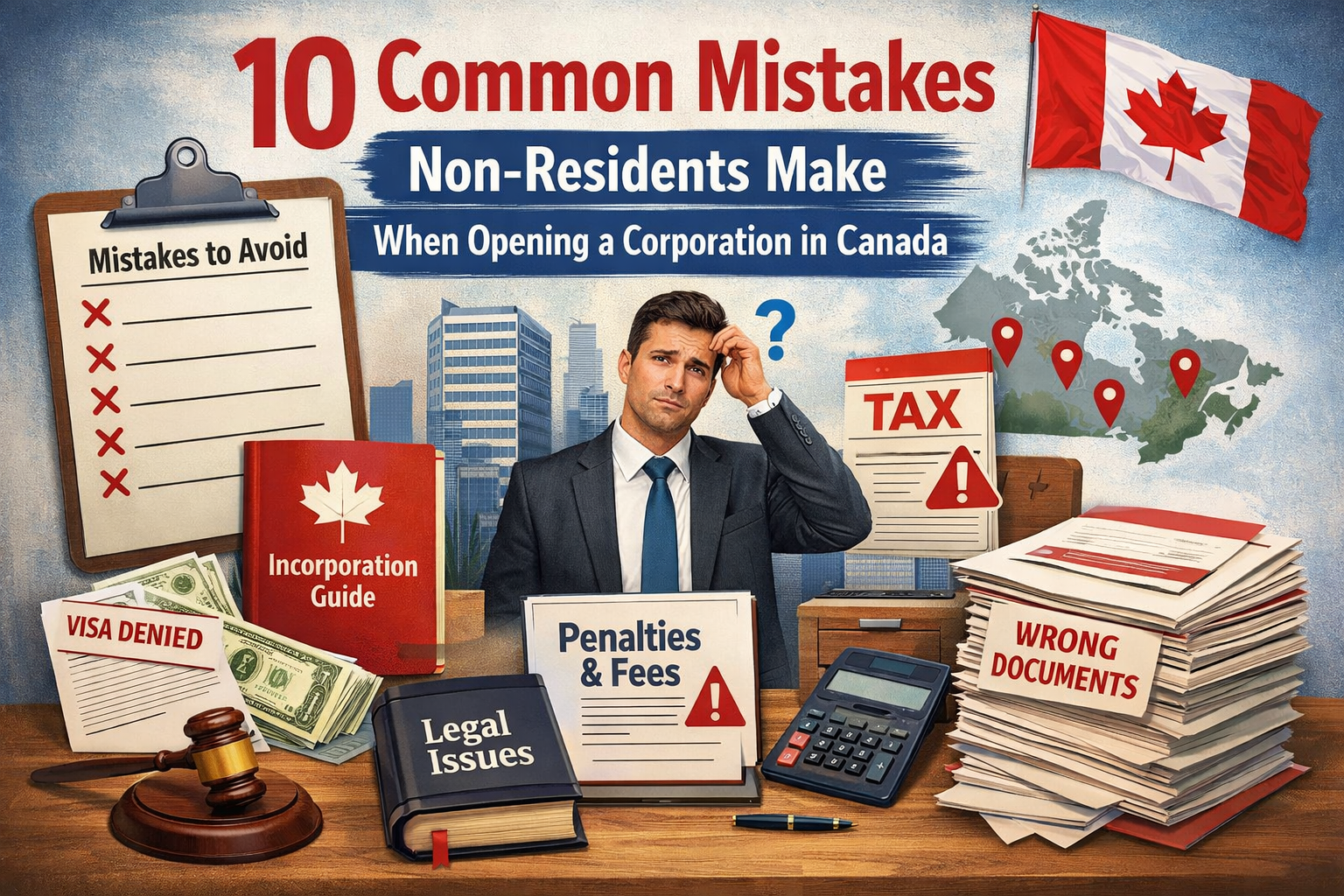 10 common mistakes when incorporating in Canada