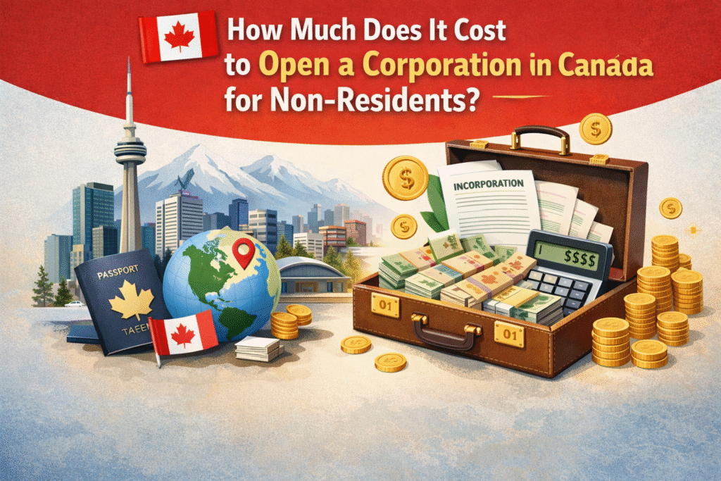 how much it costs to incorporate for non residents