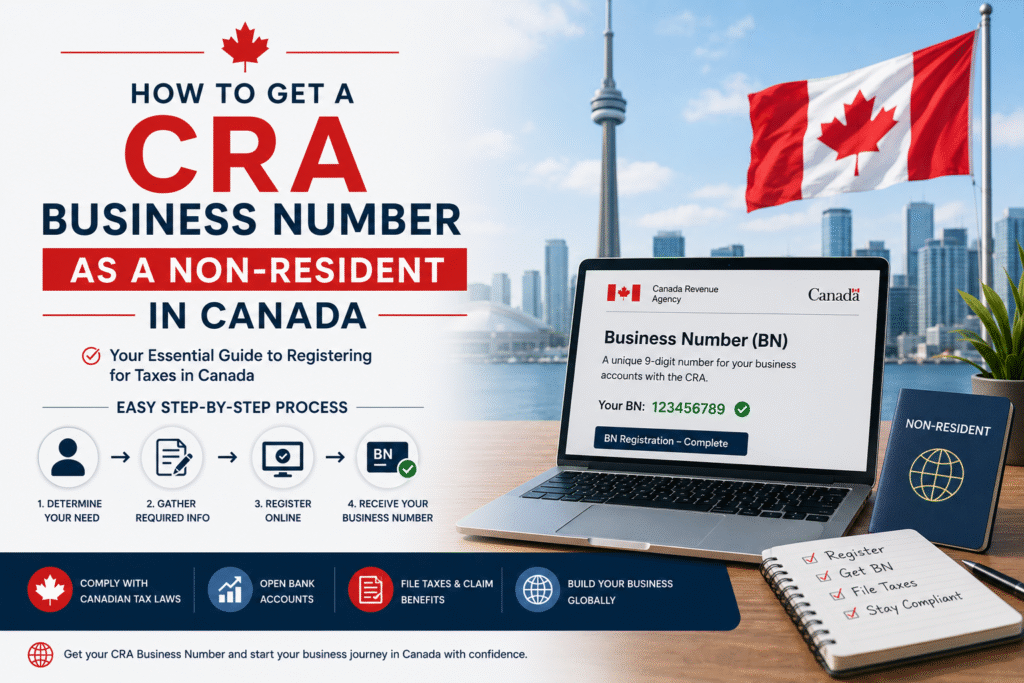 How to Get a CRA Business Number as a Non Resident in Canada