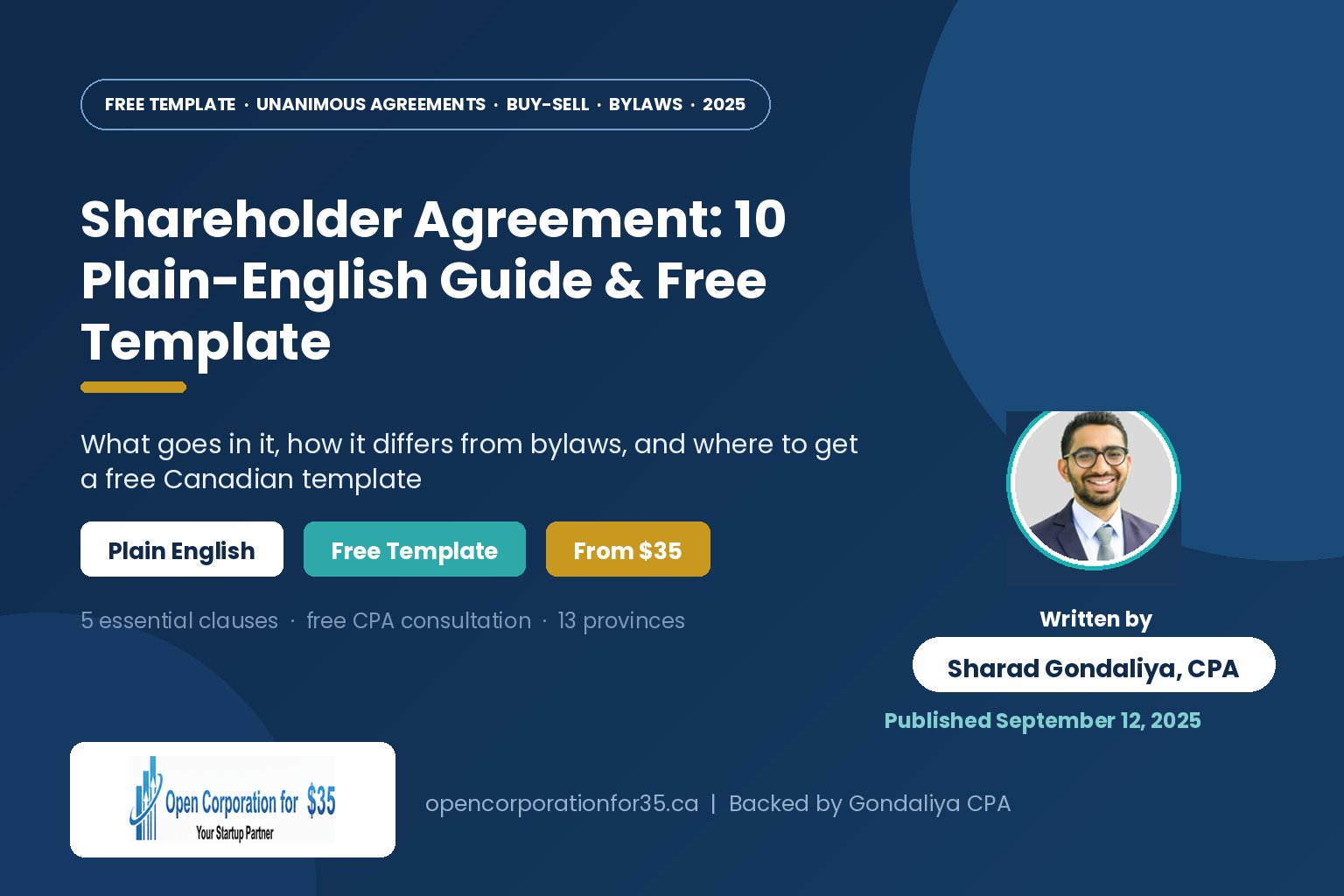 Shareholder Agreement 10 Plain-English Guide & Free Template