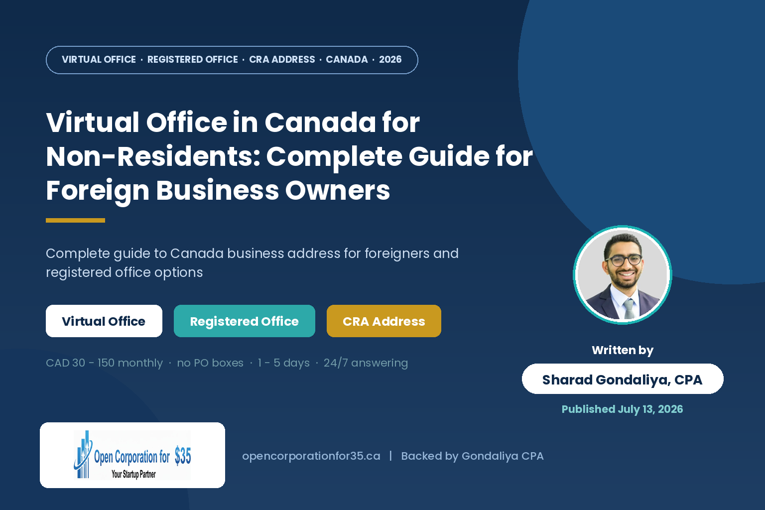 Virtual Office in Canada for Non-Residents