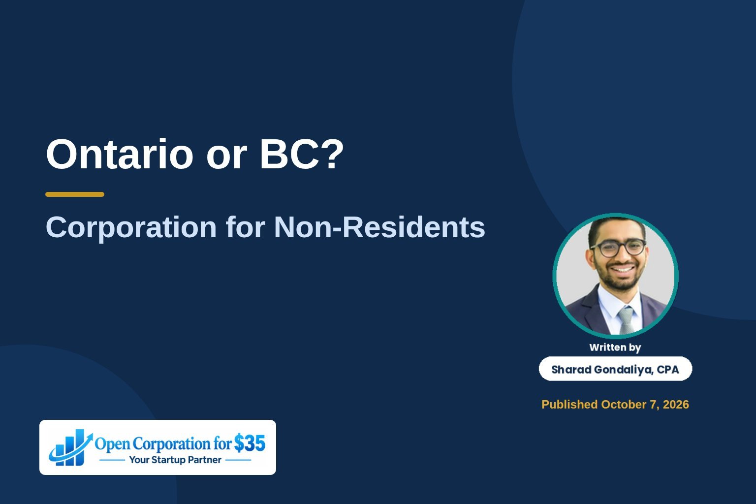 Ontario or BC Featured 7 October 2026